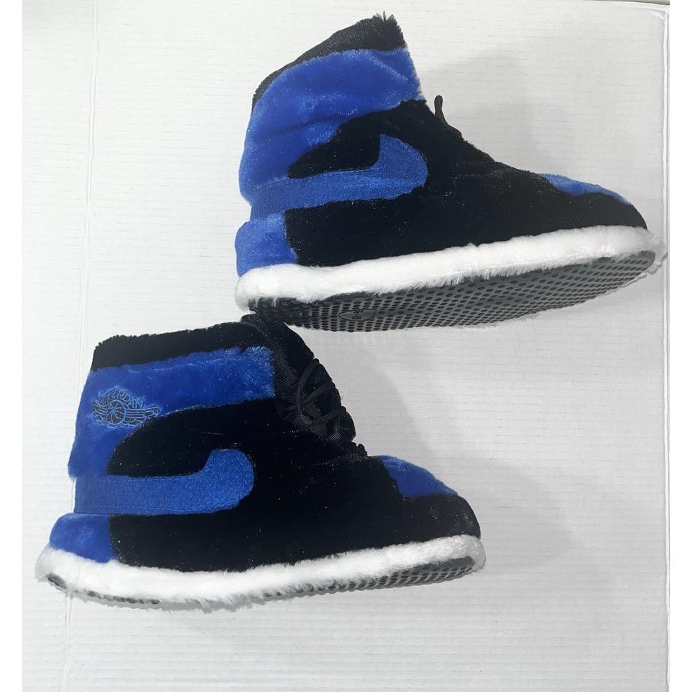Air Jordan Retro 1 Royal Sneaker Slippers Plush Men's 4.5‎ -10.5 Sneakerhead